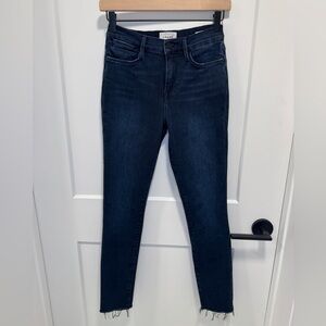 Frame Denim Women's Dark Blue Skinny Jeans